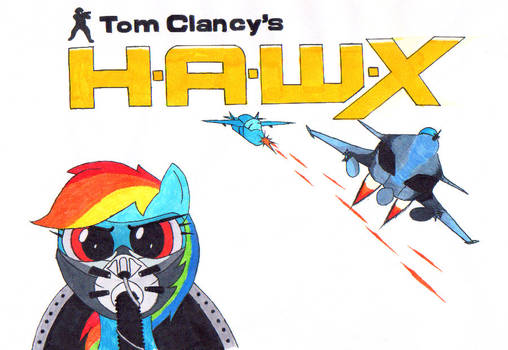 H.A.W.X pony rainbowdash