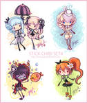 Stick Chibis Set 4 by StarMasayume