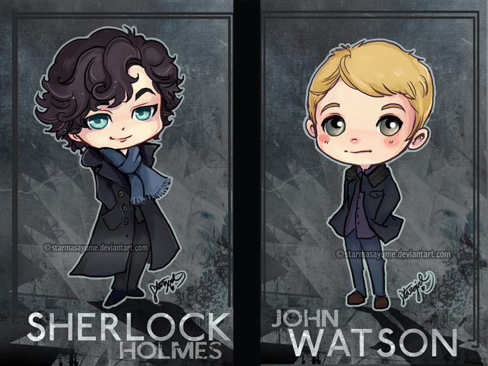 BBC Sherlock Chibis