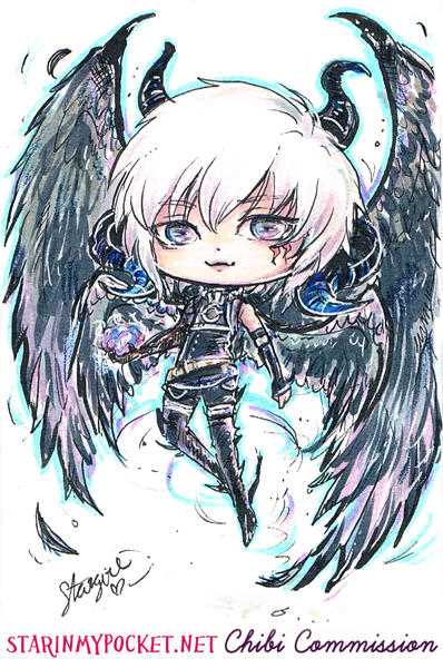 Azazel Chibi Commission by StarMasayume on DeviantArt