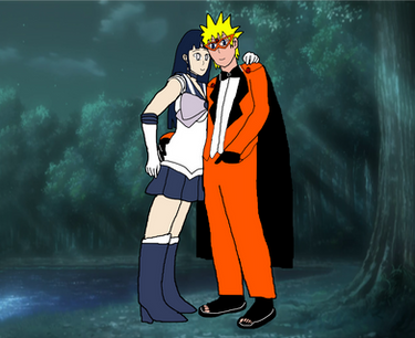 Sailor Hinata and Tuxedo Naruto