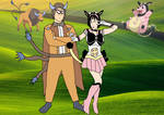 Tuxedo Tauros and Sailor Miltank