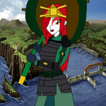 Parasoul -Kyoshi Warrior-