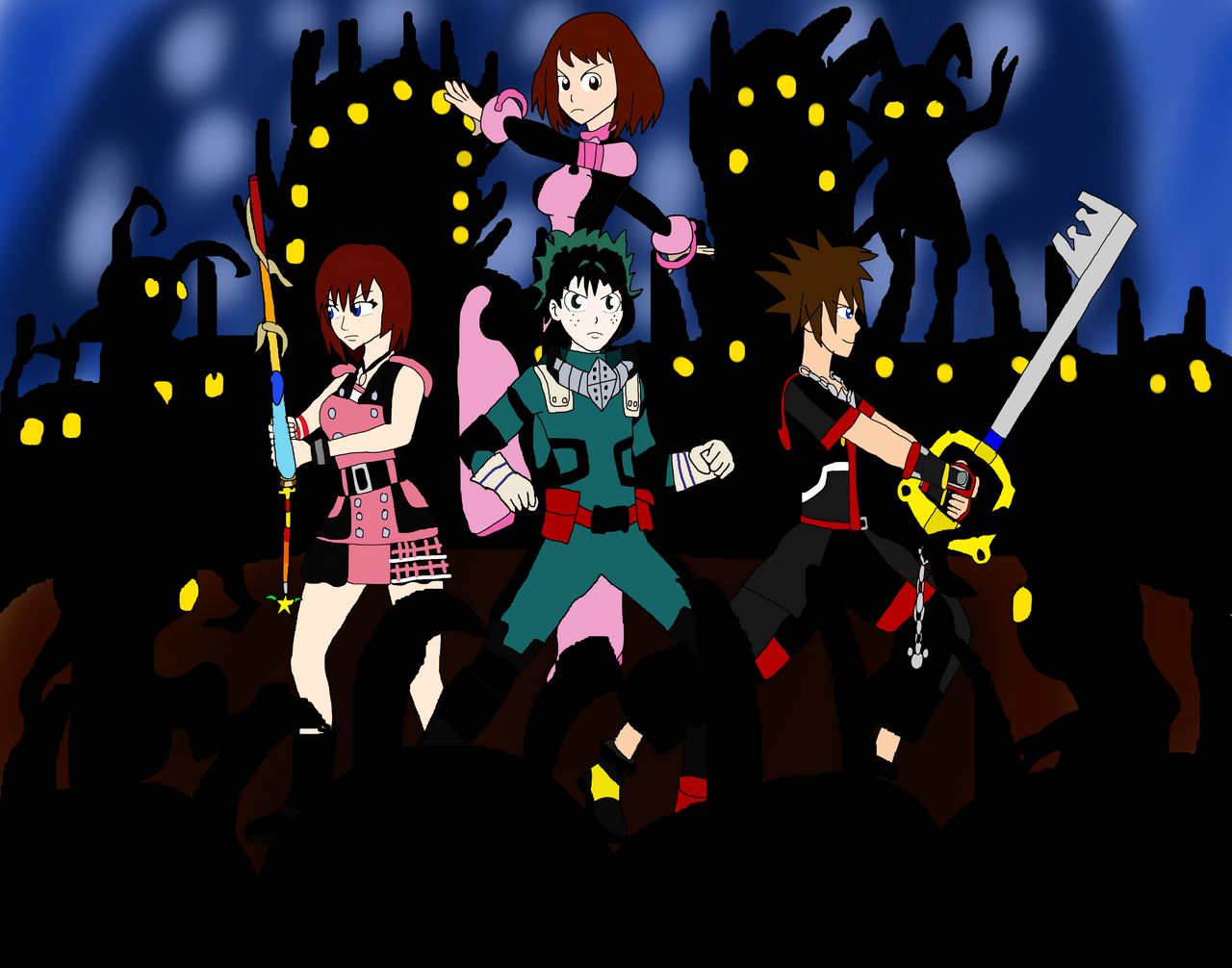 Heroes Fighting the Darkness
