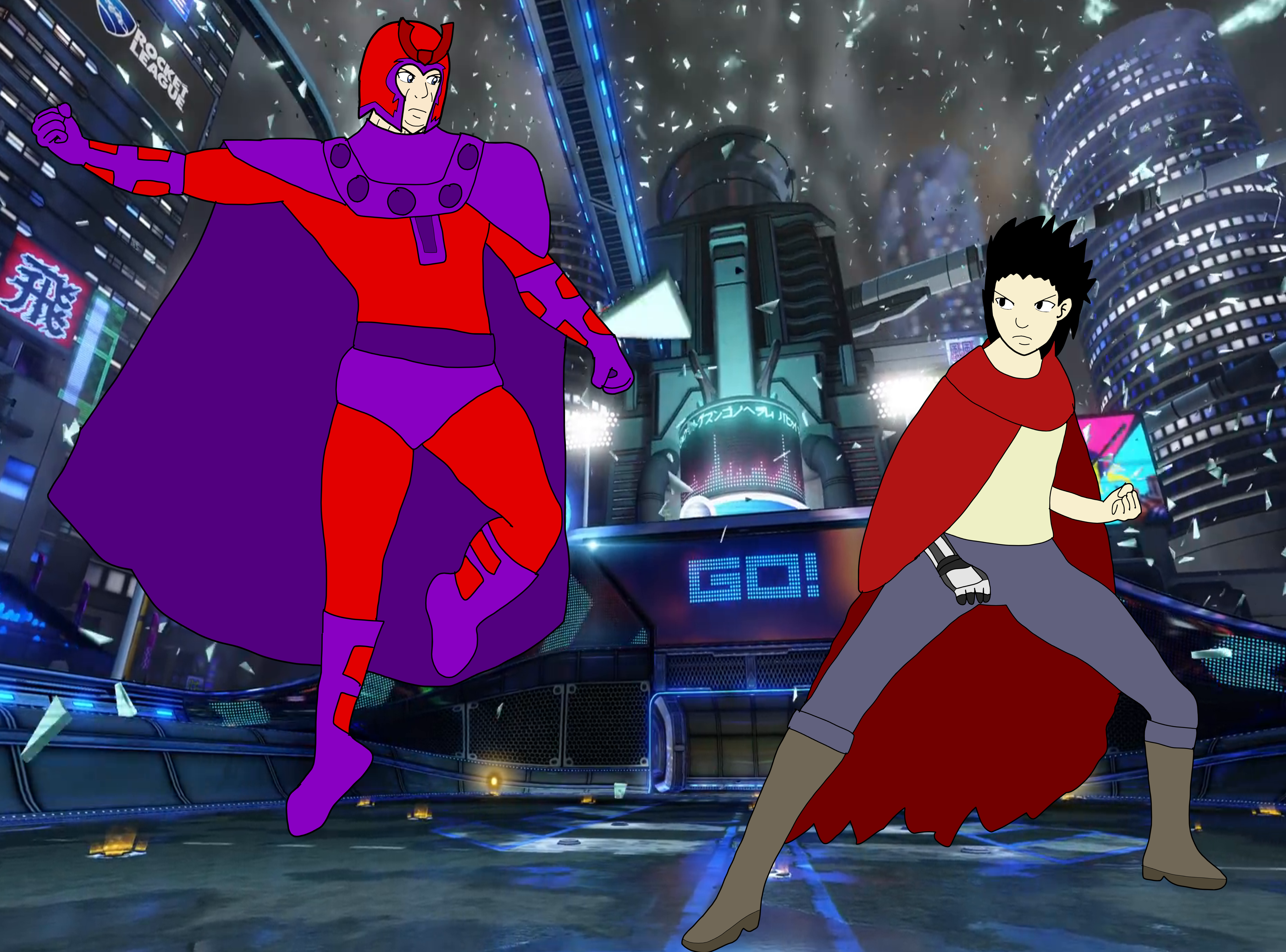 Magneto vs Tetsuo Shima