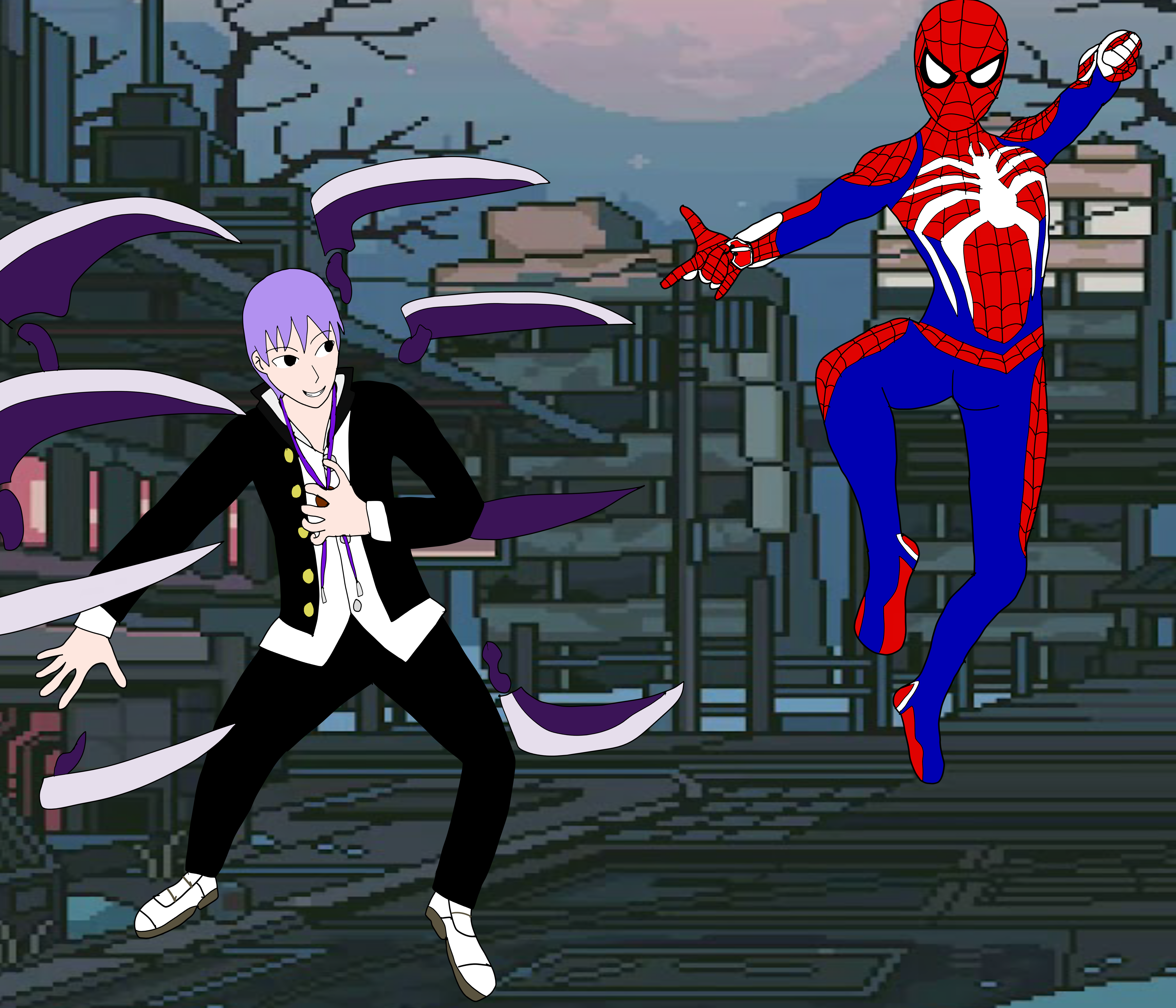 Spider-Man vs Byakuya