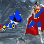 Metal Sonic vs Cyborg Superman