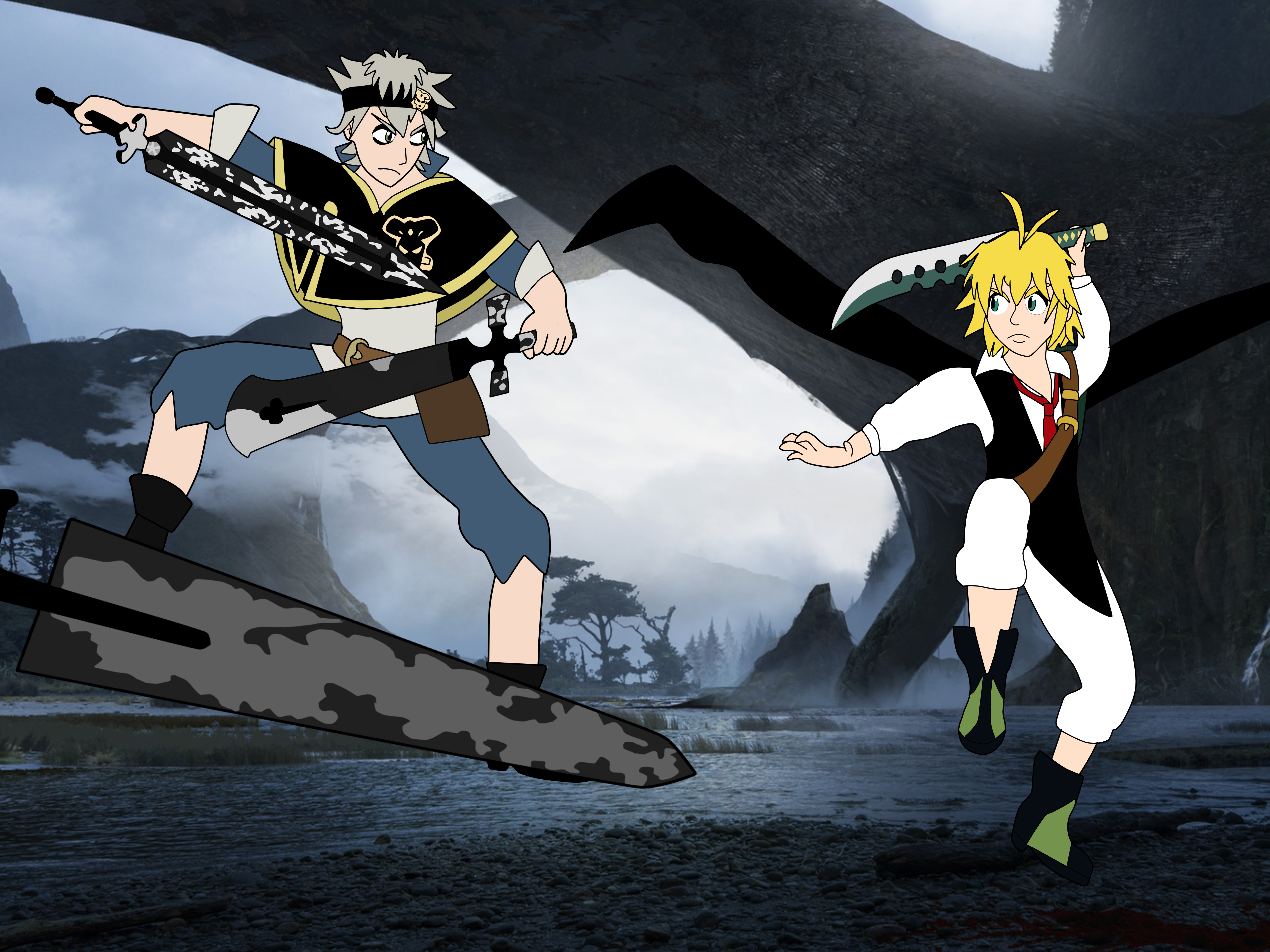 Asta vs Meliodas