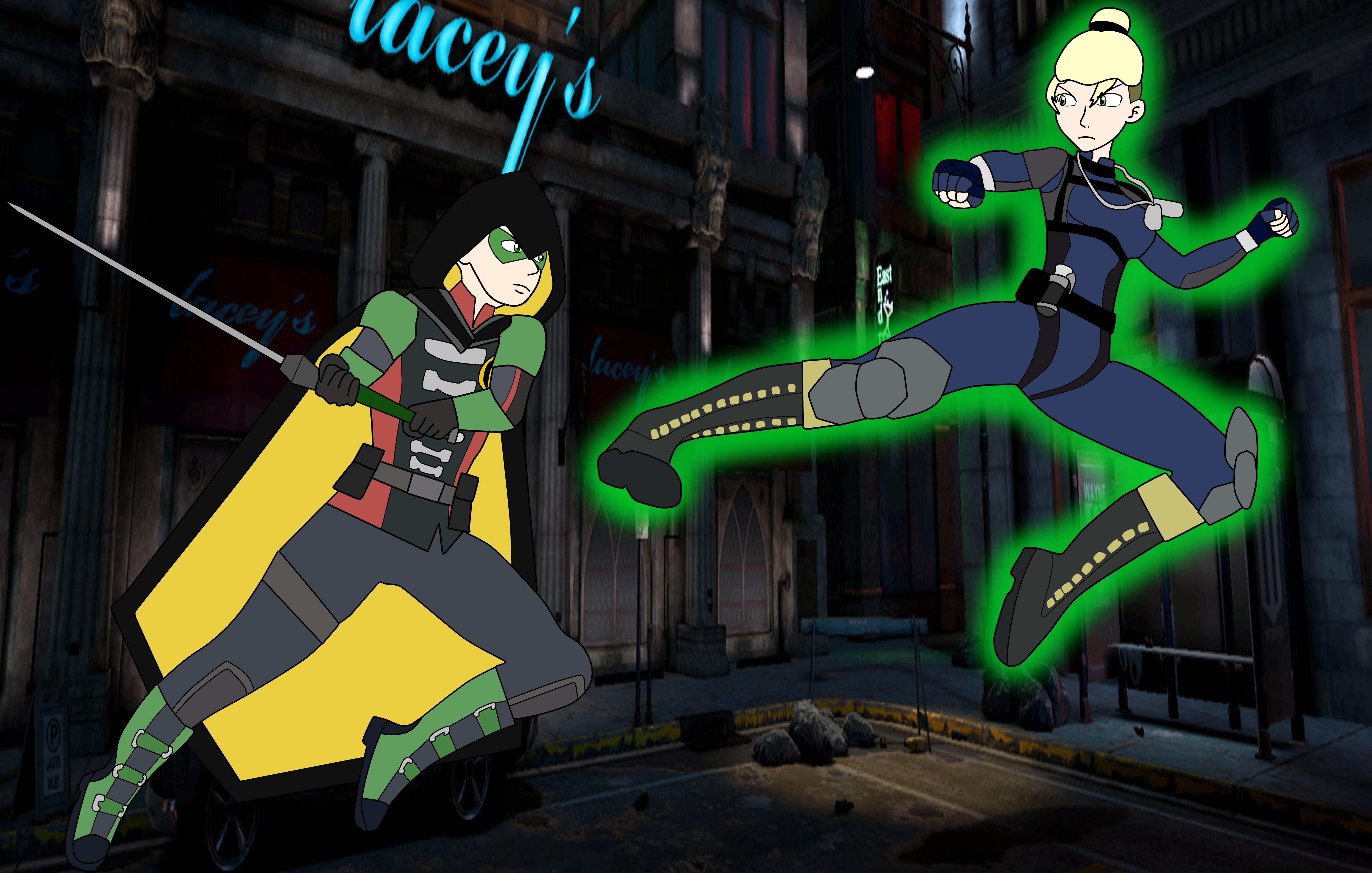 Damian Wayne vs Cassie Cage