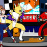 Rika/Renamon vs Rin/Archer