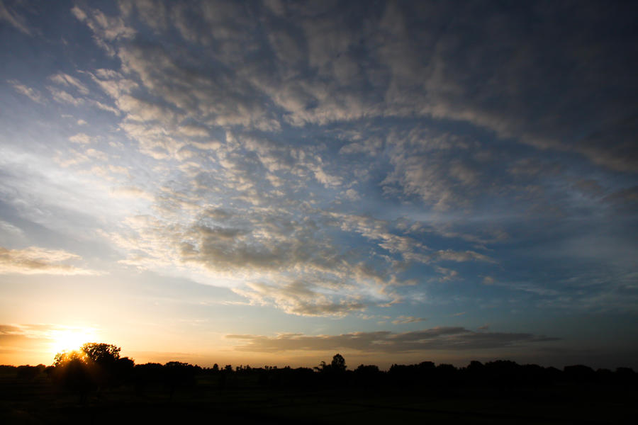 Indian Train Sunset 4