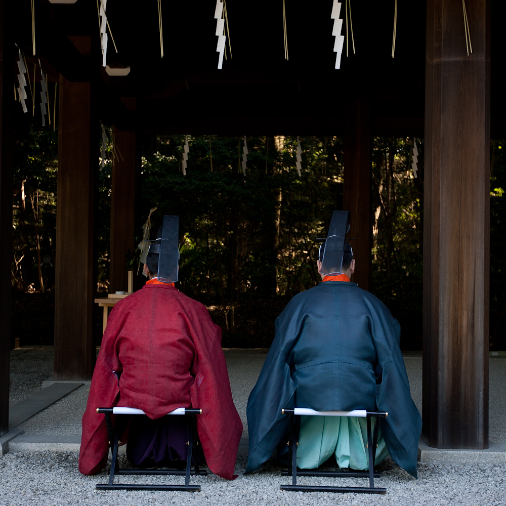 Meiji Shrine Monks