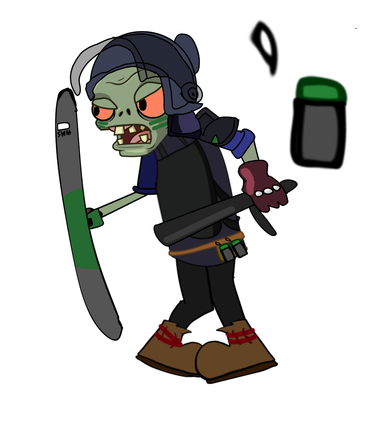 Riot zombie (grenade variant) by blandonproductions on DeviantArt