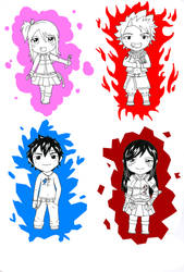 Fairy tail chibis