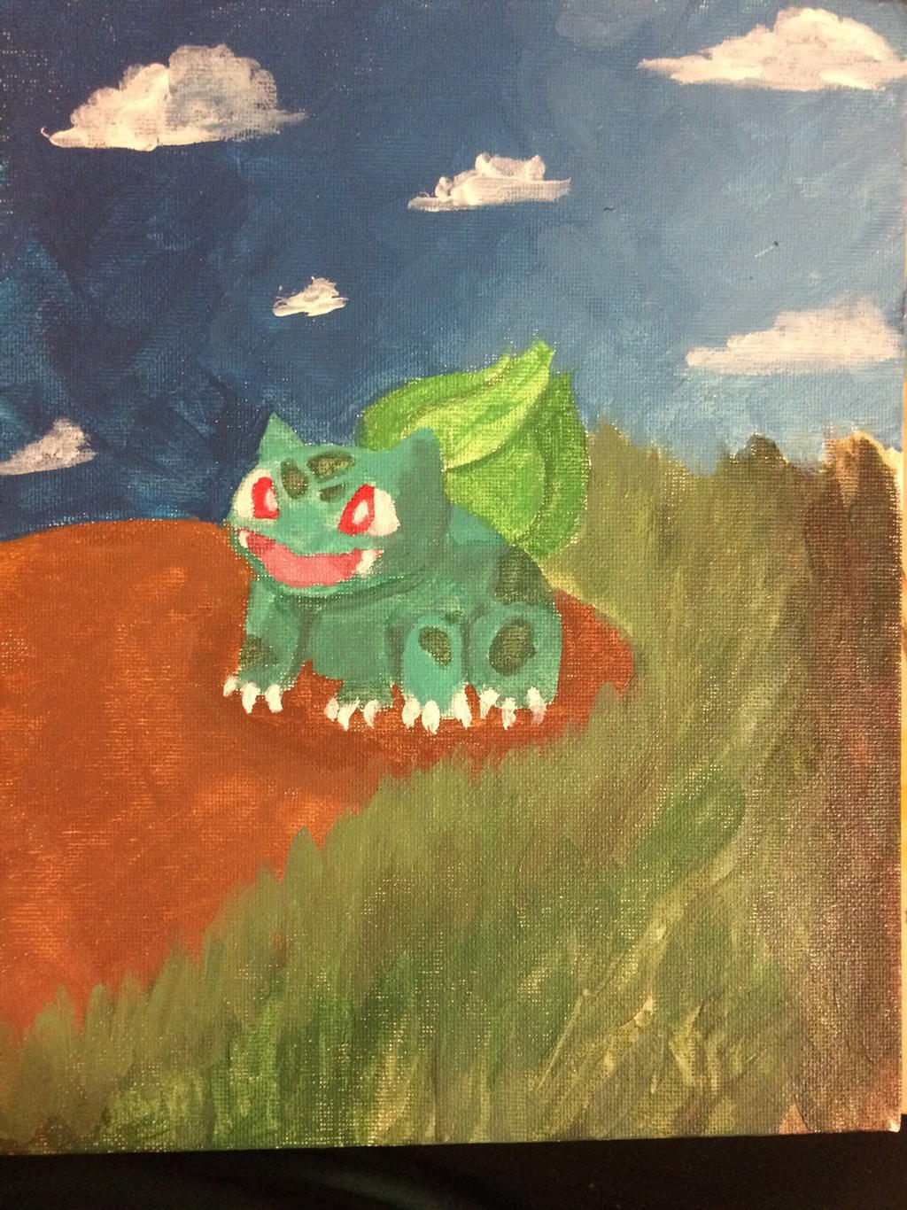 Bulbasaur painting by hypeninjaz on DeviantArt