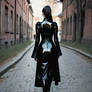 Latex mistress back