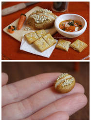 Chicken soup - 1:6 miniature