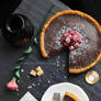 Miniature 'Chocolate tart with raspberries' - Set