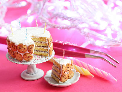 Miniature Birthday Cookie Cake