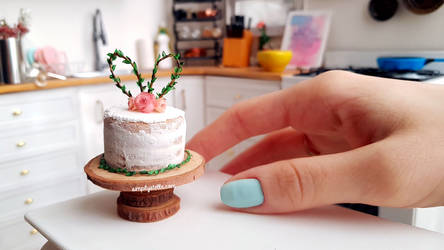 Miniature Polymer Clay Easter Cake (DIY TUTORIAL) 