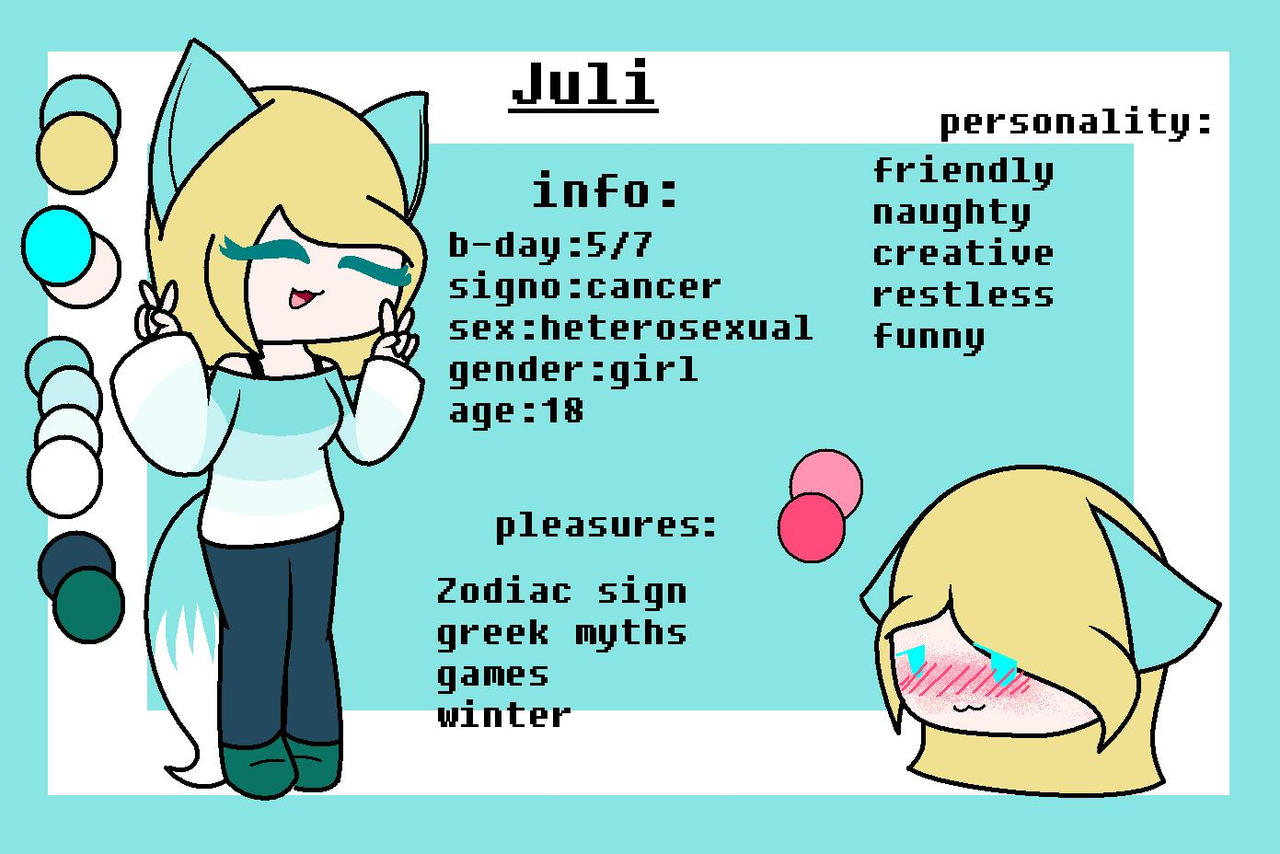 My Oc Reference Sheet By Julipro On Deviantart My Oc Reference Sheet By Julipro On Deviantart