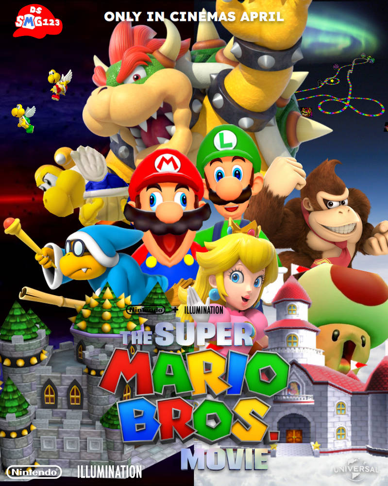 The Mario Movie Poster (DS123 Remake) by DomScott123 on DeviantArt