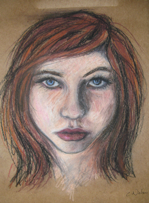 Pastel Portrait Study I