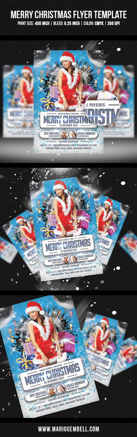 Merry Christmas Flyer Template