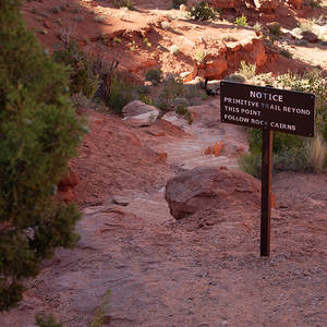 Notice: Primitive Trail