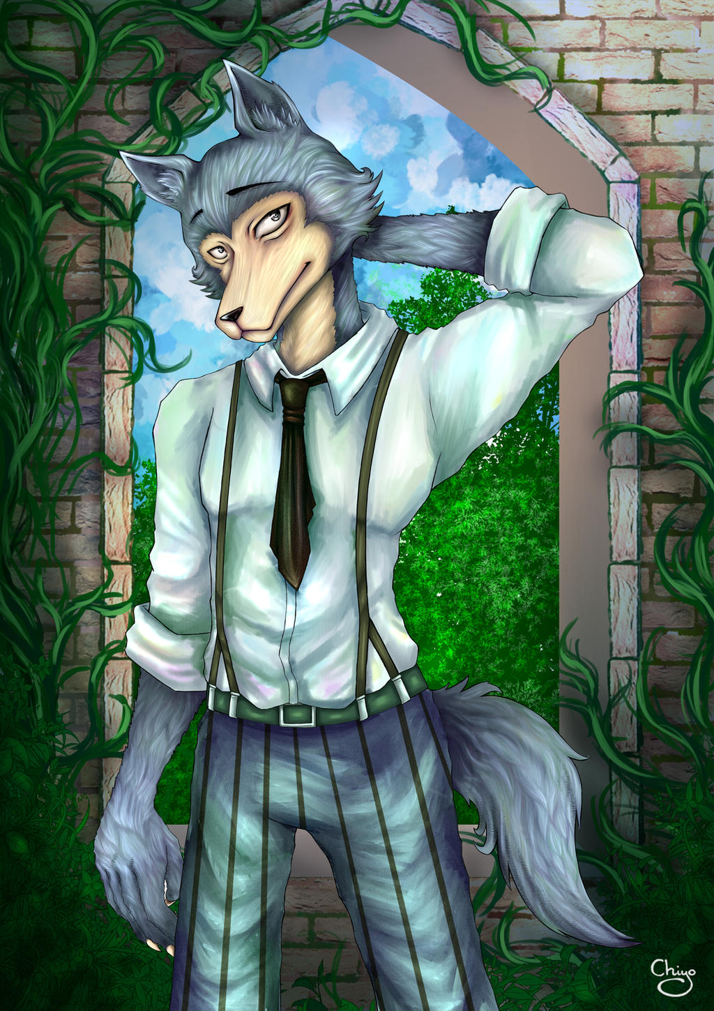 Beastars Deviantart Legosi from Beastars by ChiyoKyokane on DeviantArt