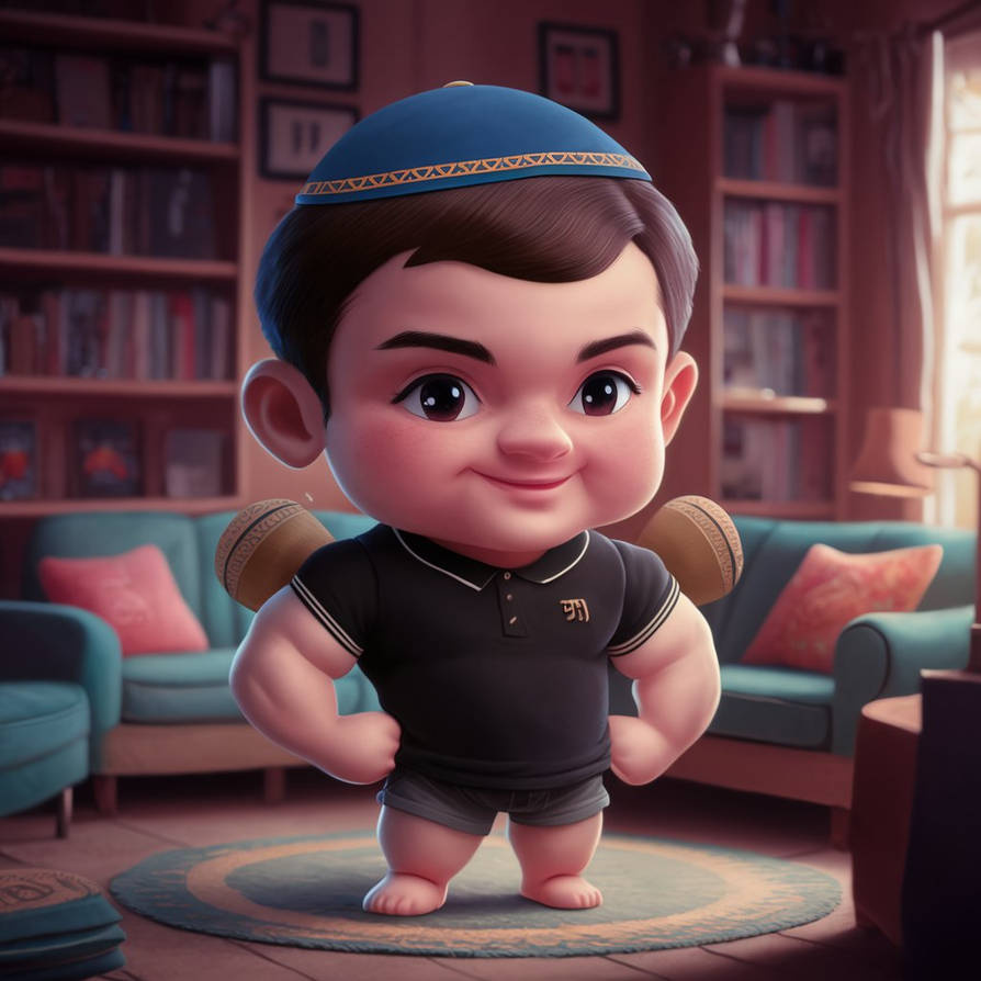 Jewish boy muscle chibi by adrien2018 on DeviantArt