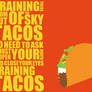 Raining Tacos Wallpaper