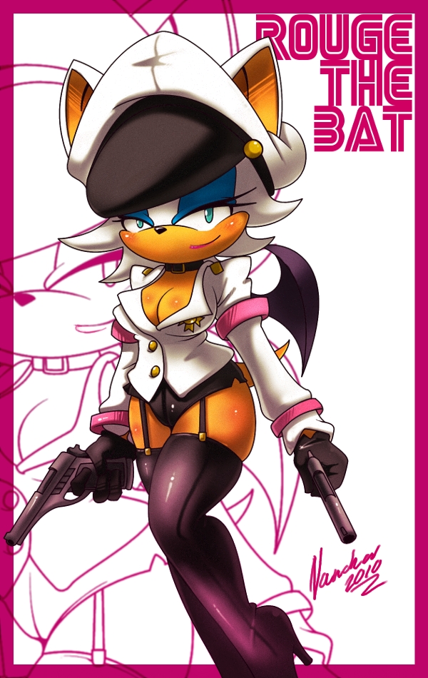 Rouge the bat +guns+