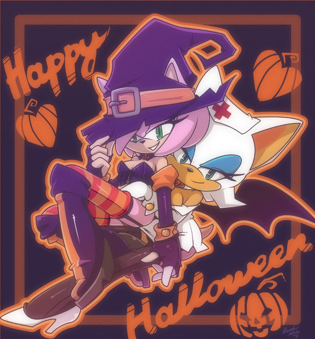 Amy and Rouge +Halloween+