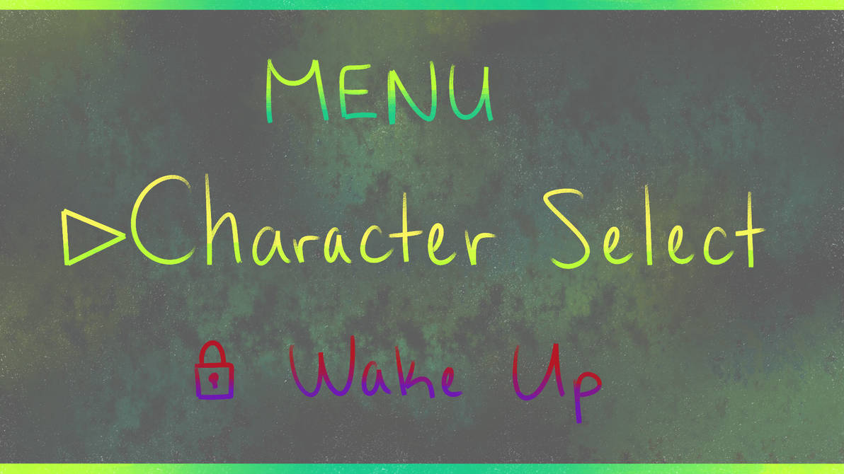 Character Select - MENU by Stelace on DeviantArt