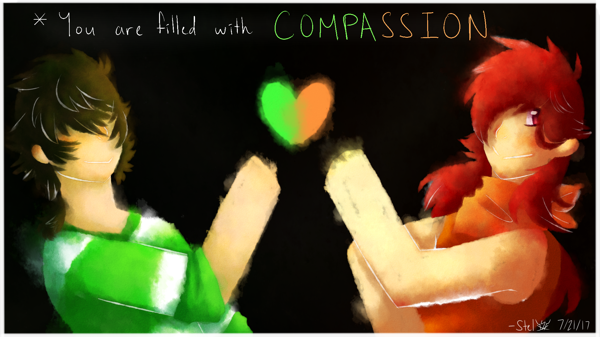 *You are filled with COMPASSION **COMM**