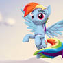 Rainbow Dash in the sky [SFM]