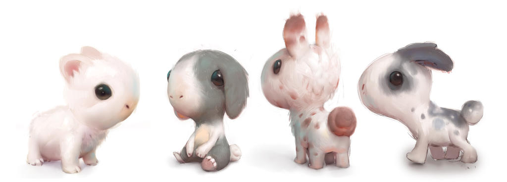 group o' bunnies by Murph3