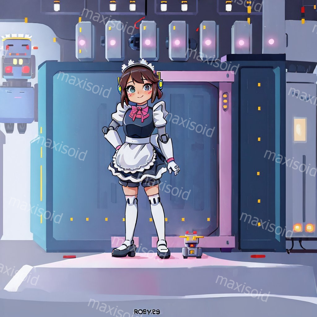 Mashiro Project robot maid by Maxisoid on DeviantArt