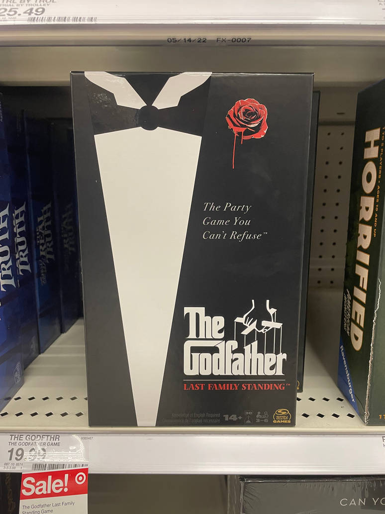 The Godfather Last Family Standing Board Game. by JohnDavidbiehl on