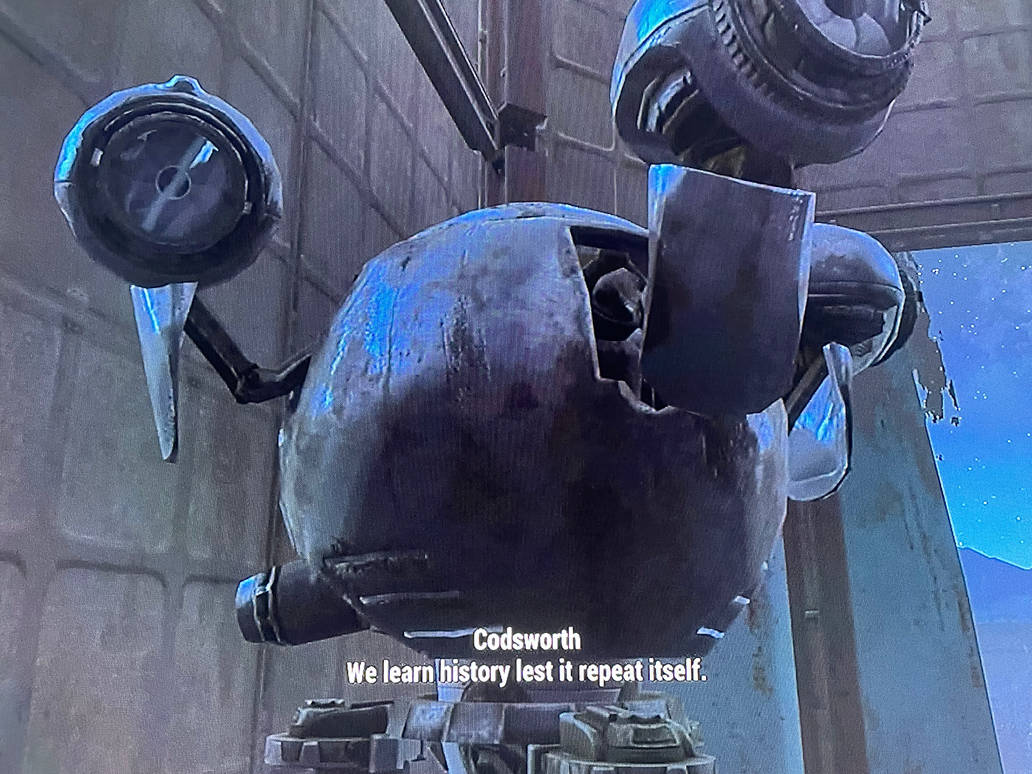 Codsworth Drawings Codsworth Wisdom by JohnDavidbiehl on DeviantArt