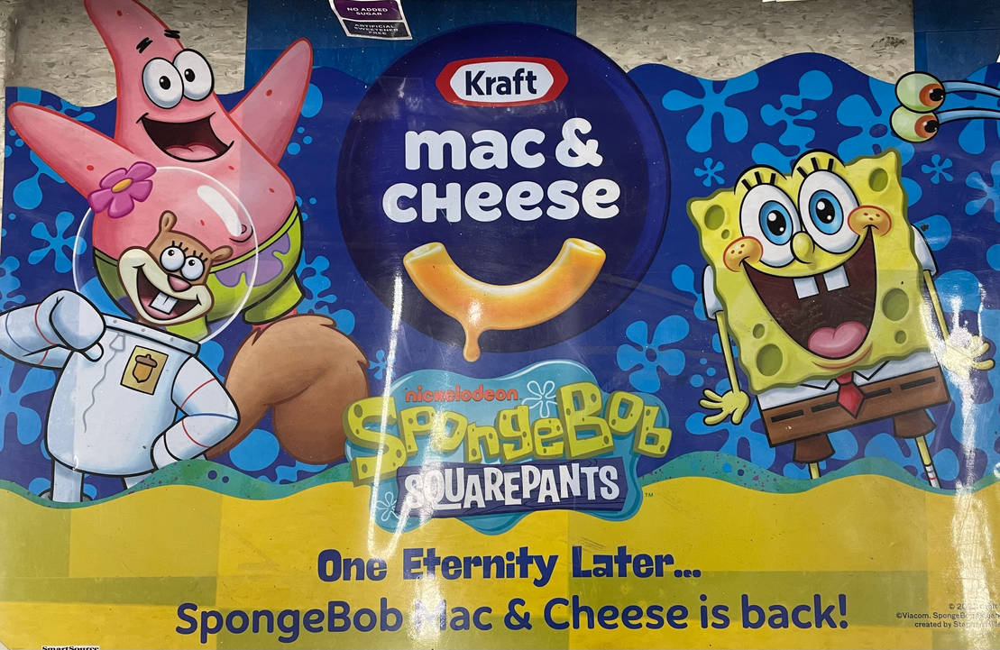 SpongeBob Mac and Cheese Ad by JohnDavidbiehl on DeviantArt
