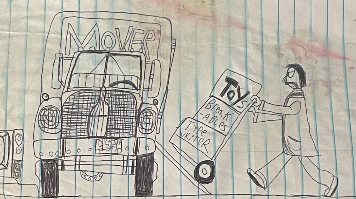 Man loading up a truck by JohnDavidbiehl on DeviantArt