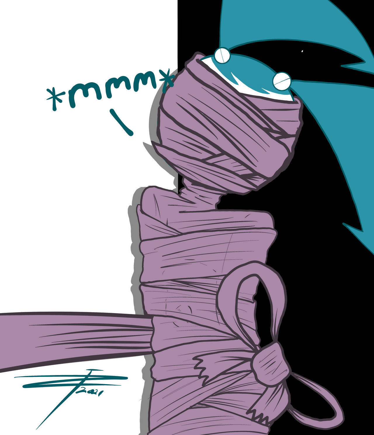 Part 3 of jenny wrapped up by tsebii on DeviantArt