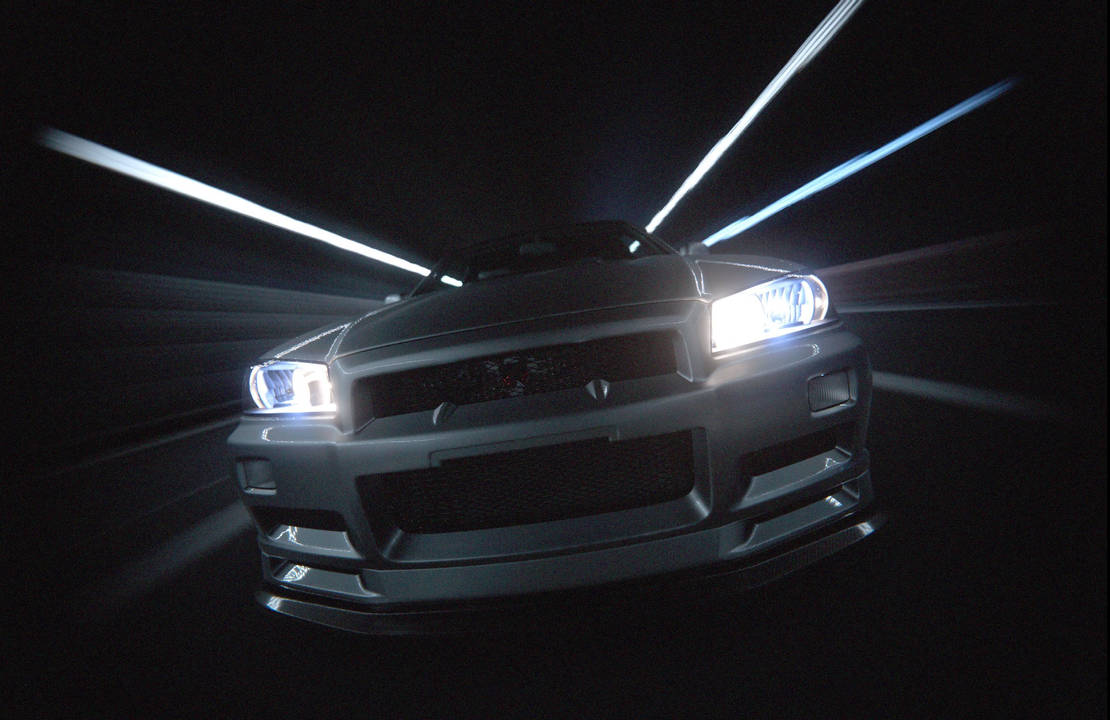 Skyline R34 GTR by tsebii on DeviantArt