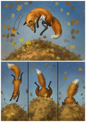 About foxes and leaves 02