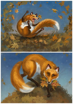 About foxes and leaves 03