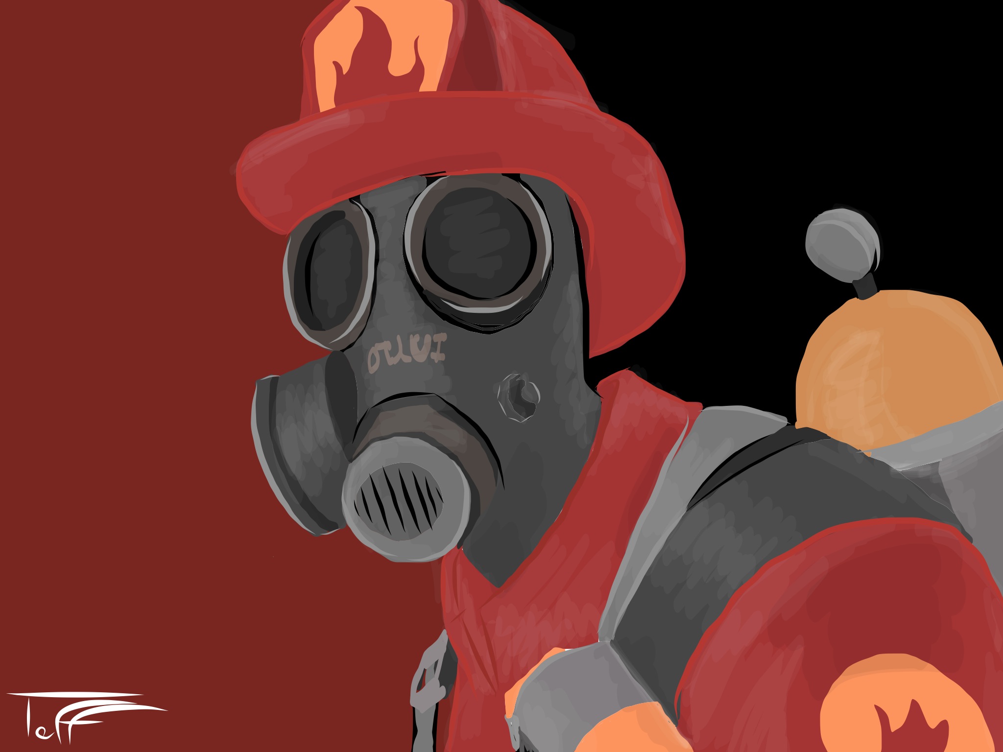 Pyro Fireman - Team Fortress 2 by ToffGraff on DeviantArt