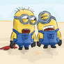 Minions on the Beach