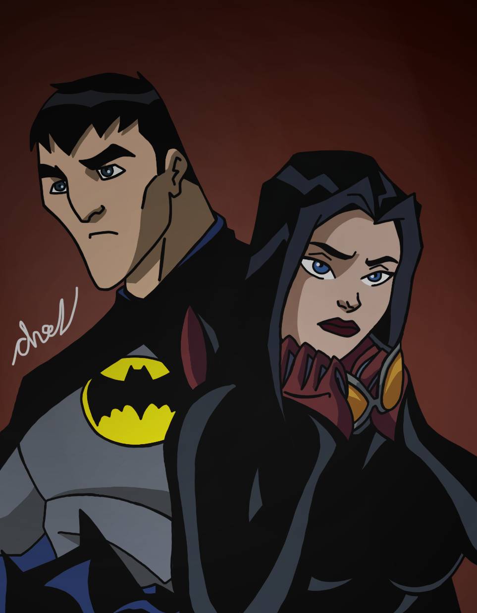 The Batman 2004-Bruce and Selina artwork by chamzacantdraw on DeviantArt